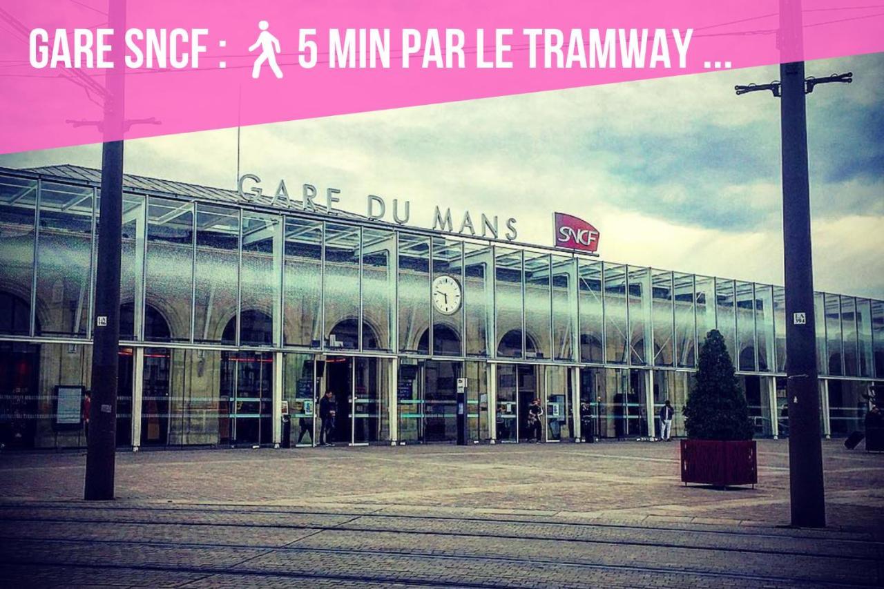 Tramway 11 Jaures Cosy Proche Gare Apartman Le Mans Kültér fotó